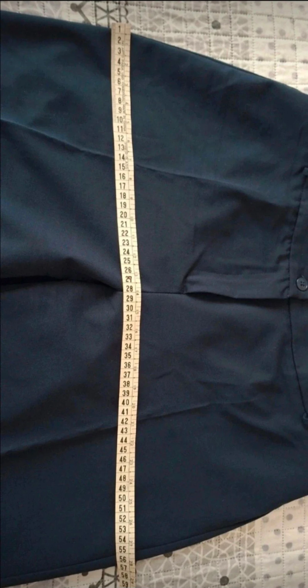 Calça feminina, cor azul marinho, tamanho 44 – photo 6